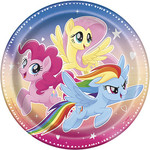 unique 9" My Little Pony Plates - 8ct.