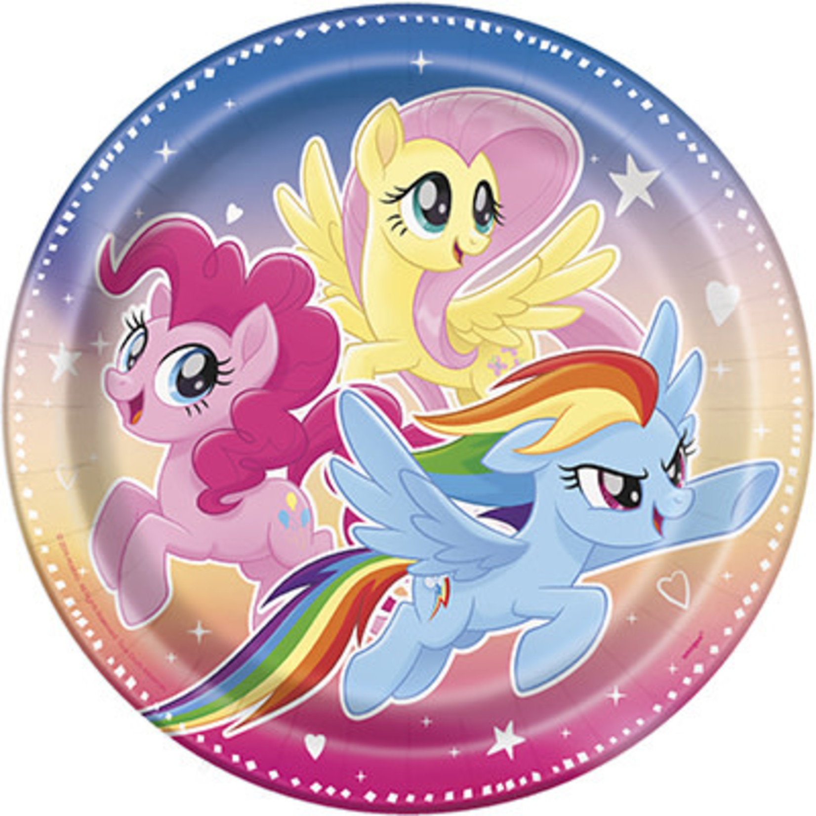 unique 9" My Little Pony Plates - 8ct.