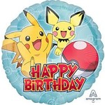 Anagram 18" Pokeman Birthday Mylar Balloon - 1ct.