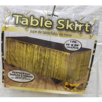Rubies Gold Fringe Table Skirt - 1ct. (14' x 29").