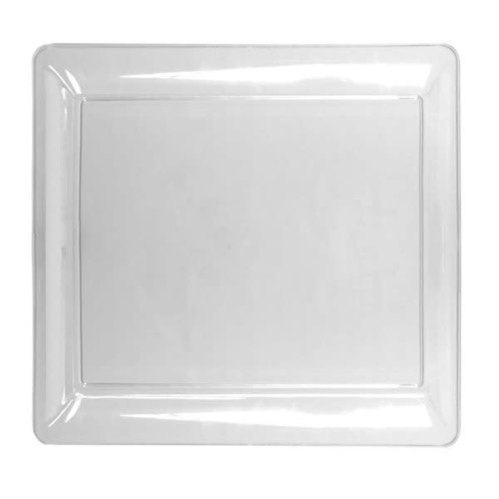 Party Essentials Clear Square Serving Tray - 1ct.  (16" x 16")