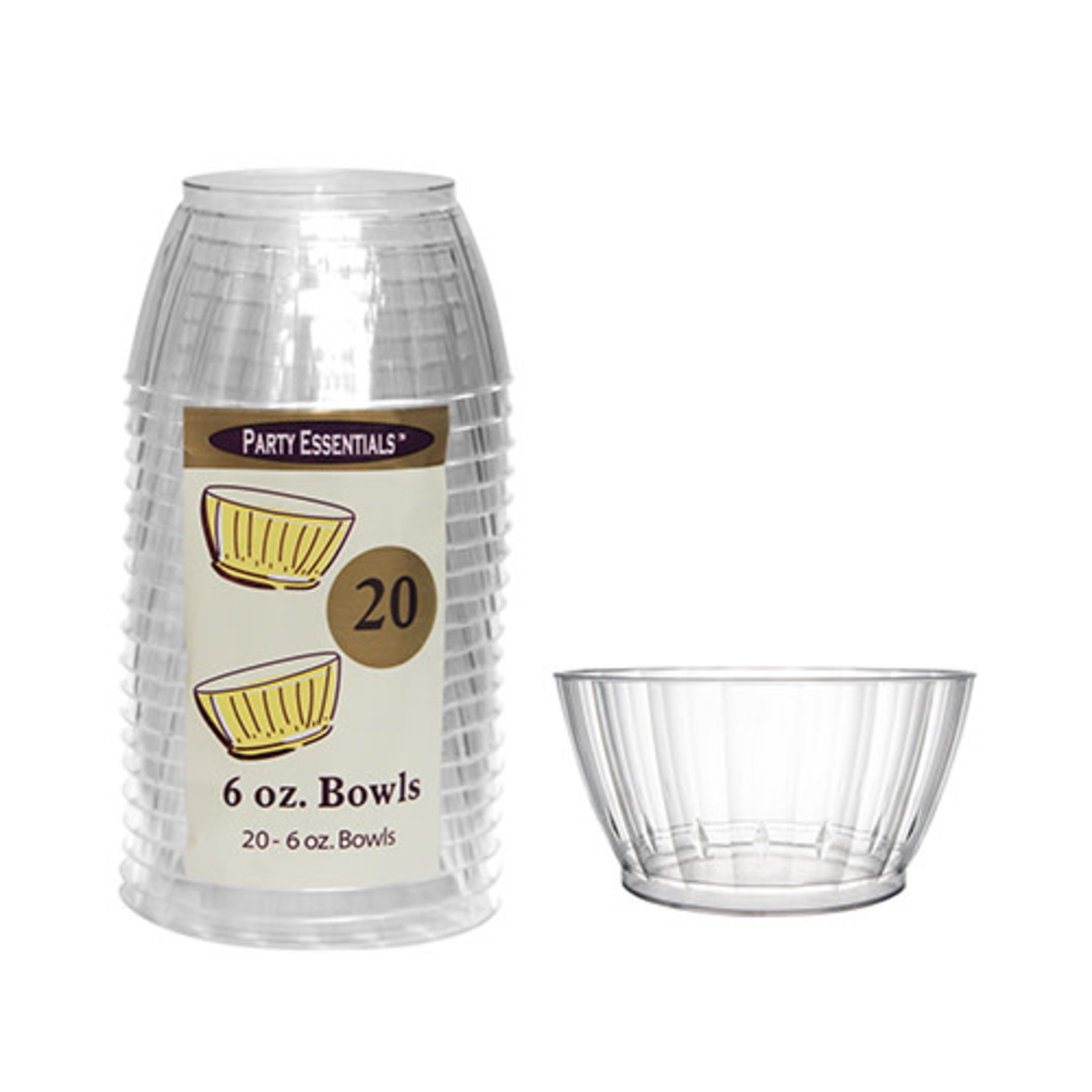 northwest 6oz. Deluxe Clear Bowls - 20ct.