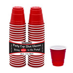 Party Essentials 2oz. Red Party Shot Glasses - 40ct.