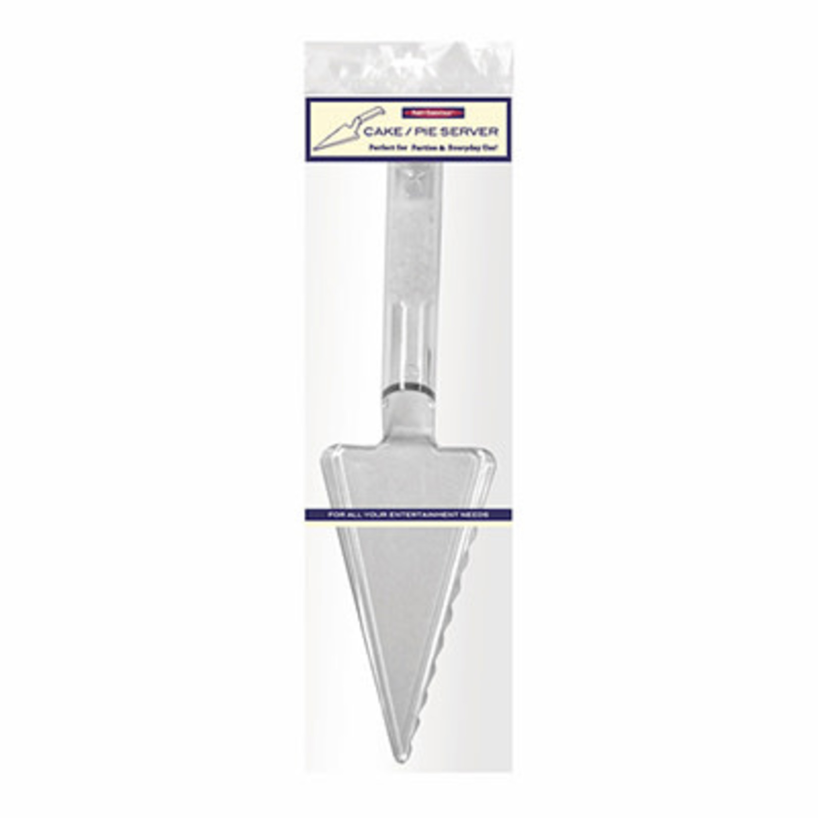 Party Essentials 11" Clear Heavy Duty Pie/Cake Server - 1ct.