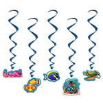 Beistle Under The Sea Hanging Whirls - 5ct.