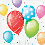 Creative Converting Balloon Bash Bev. Napkins - 16ct.