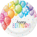 Creative Converting 9" Balloon Bash Plates - 8ct.