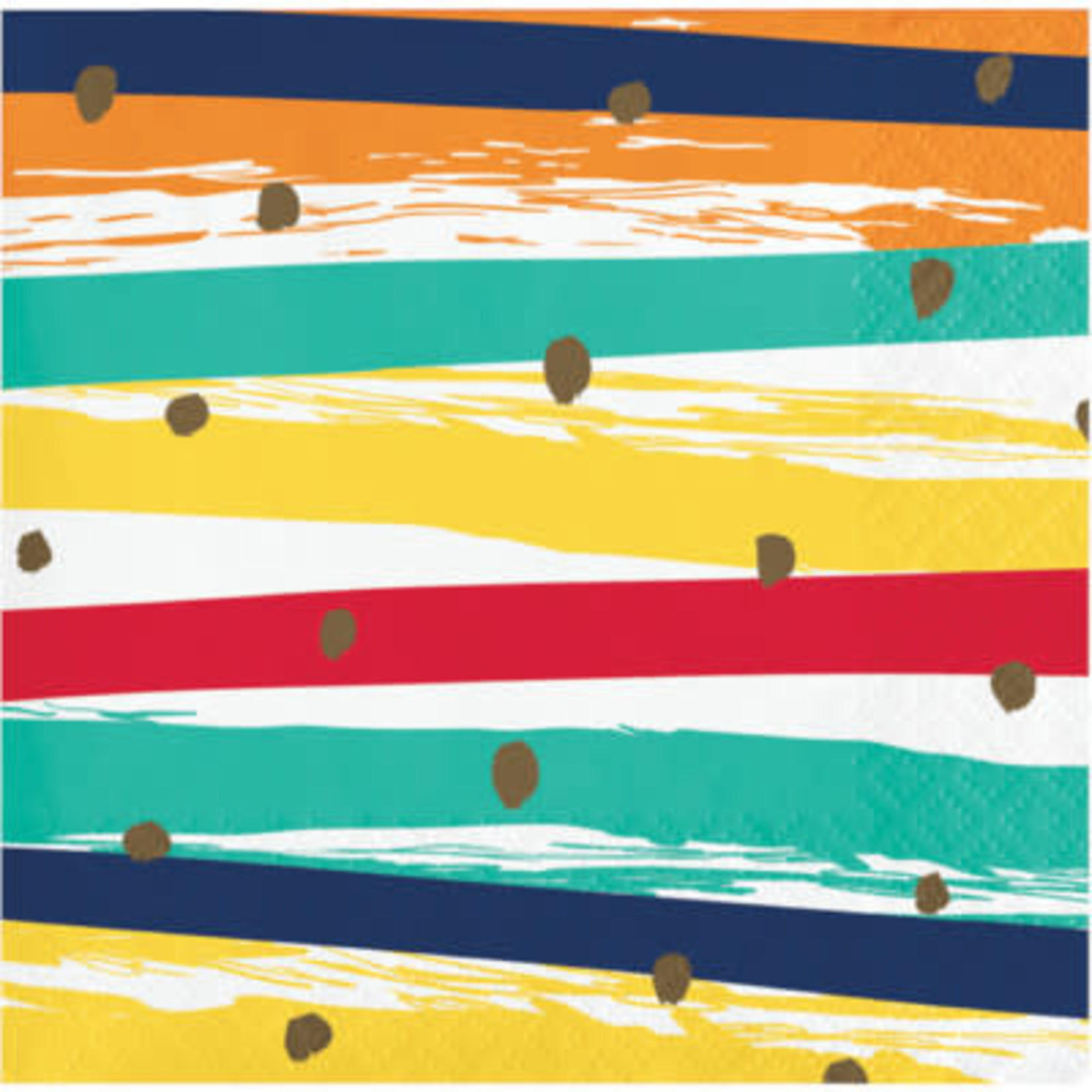Creative Converting Birthday Stripes Bev. Napkins - 16ct.
