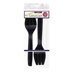 northwest 9" Black Serving Forks -12ct.