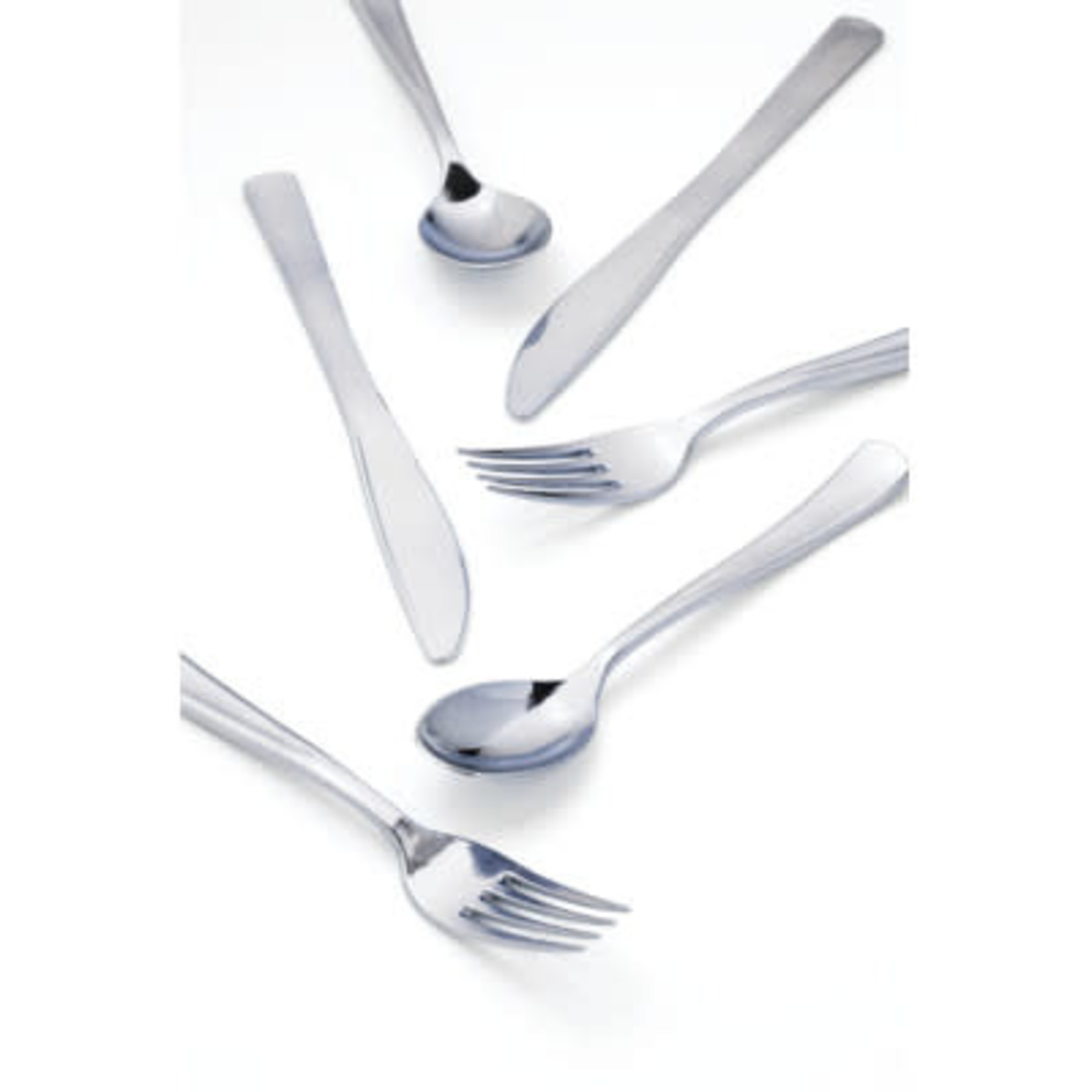 Creative Converting Premium Metallic Silver Assorted Cutlery - 24ct.