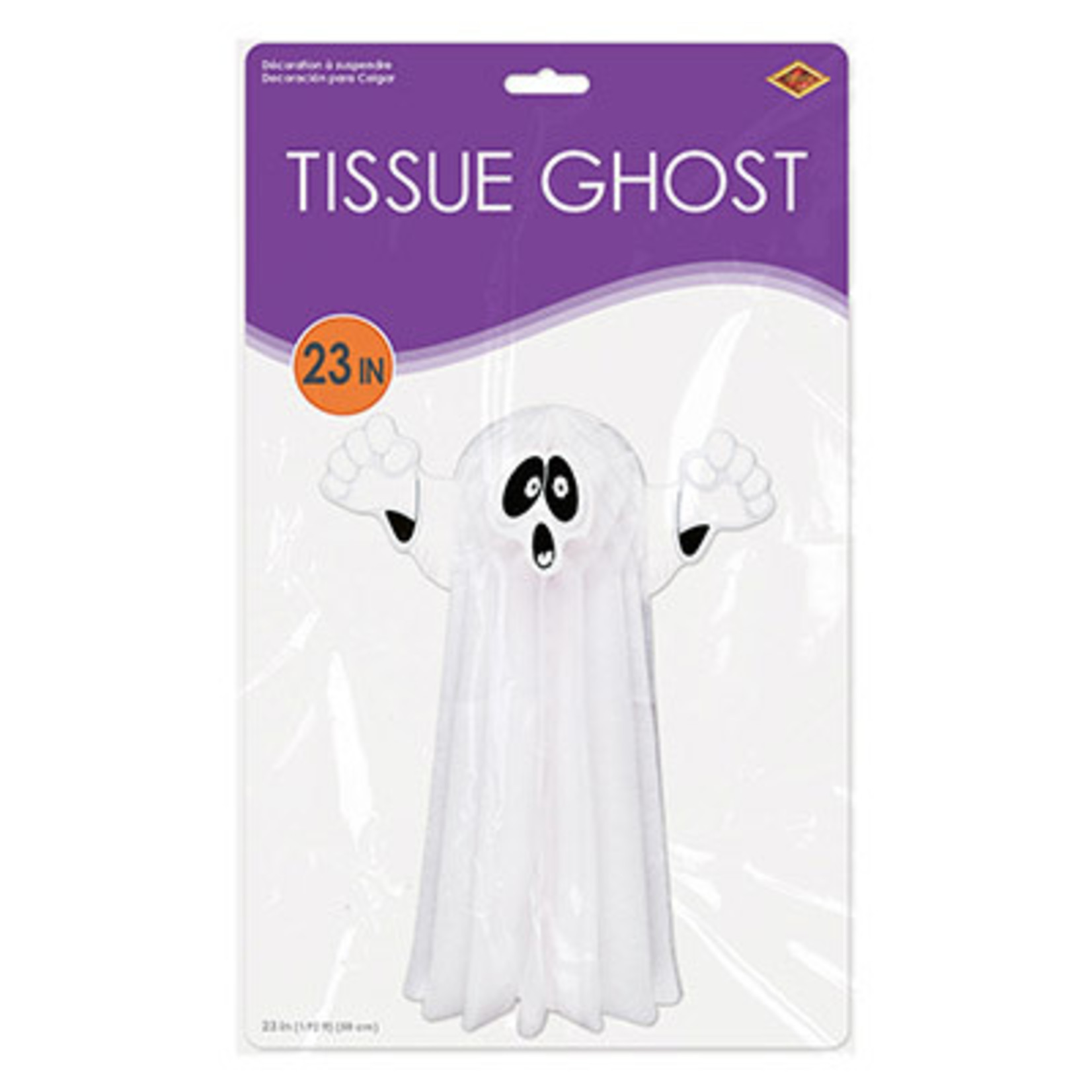 Beistle Hanging Tissue Ghost - 23"