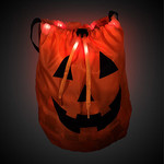 Fun Central Light-Up Pumpkin Treat Bag w/ Handle