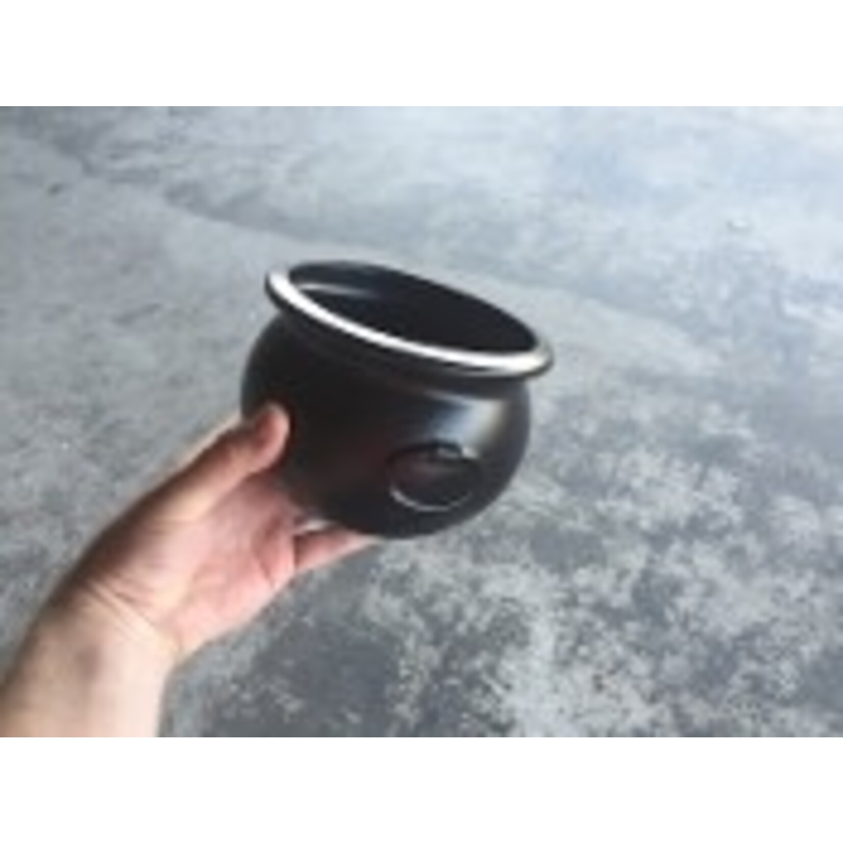 Blinky Products 6" Black Plastic Witches Cauldron - 1ct.
