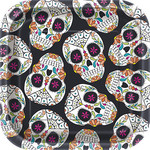 unique Day Of The Dead 7" Plates - 10ct.