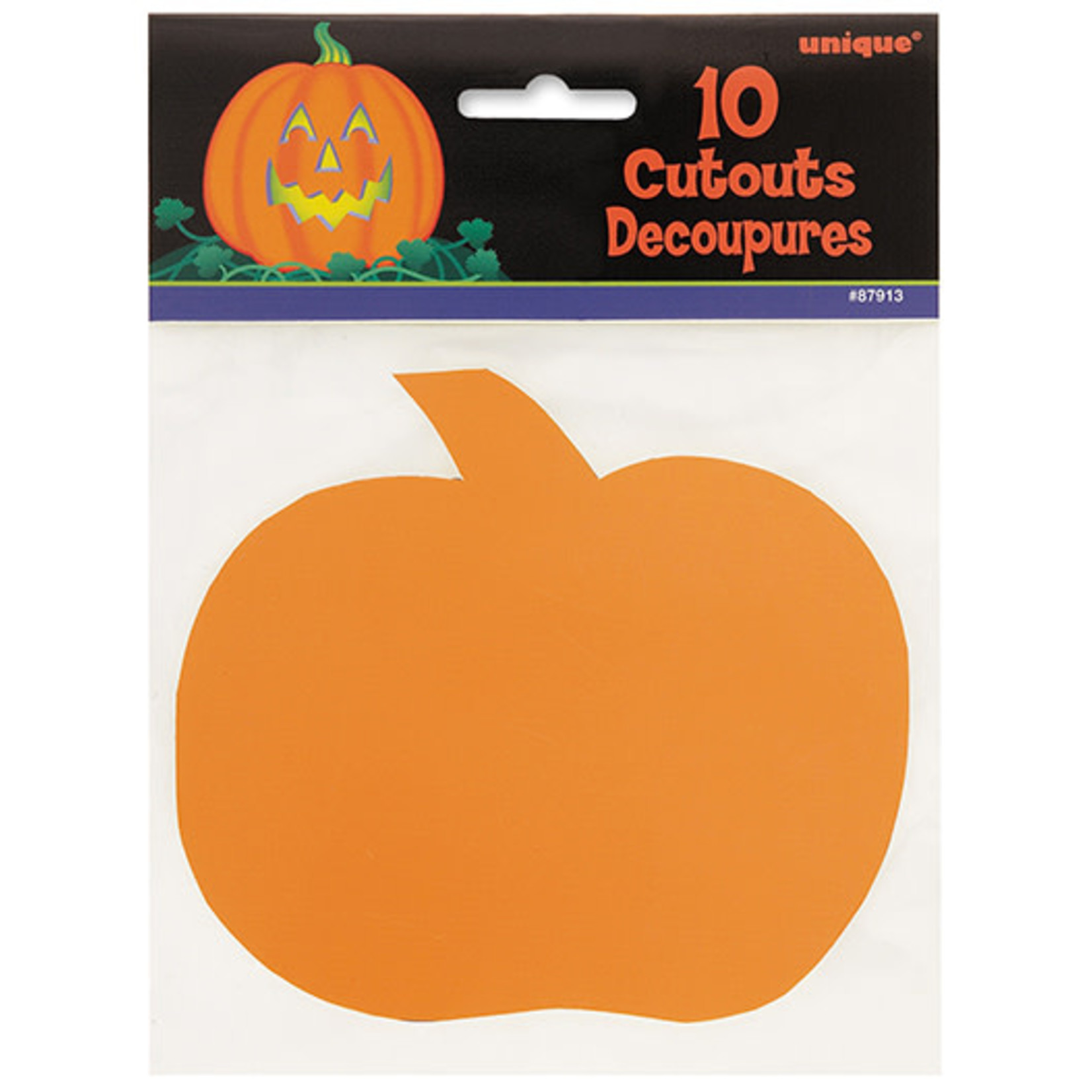 unique 5" Pumpkin Cutouts - 10ct.