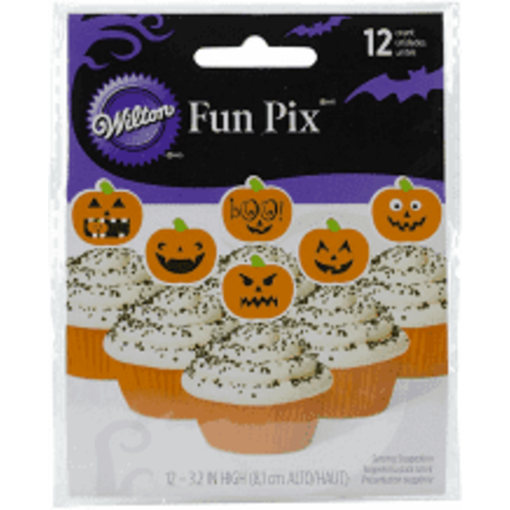 Wilton 3" Pumpkin Fun Picks - 12ct.