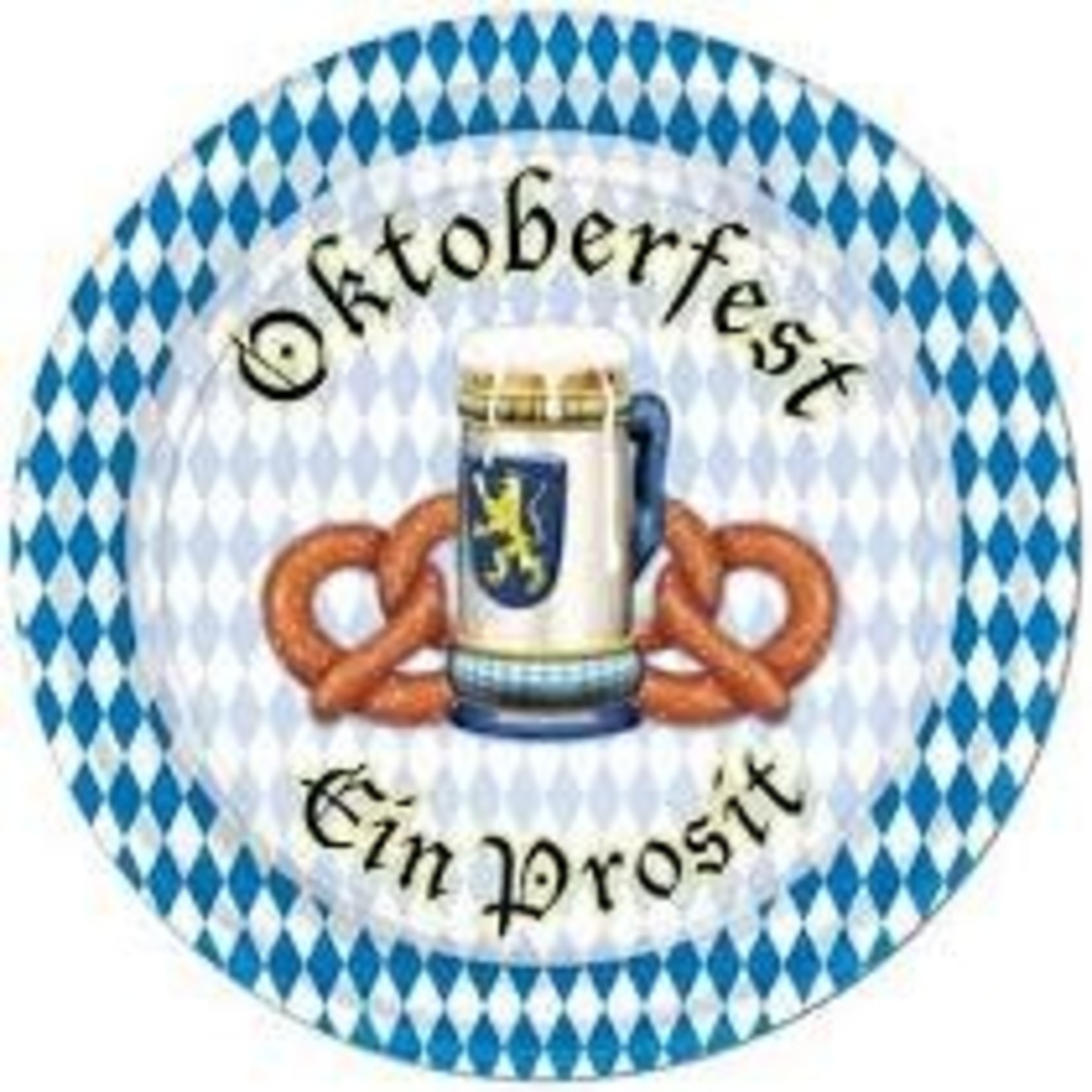 Beistle Oktoberfest 7" Plates - 8ct.