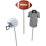 Creative Converting Football Centerpiece Sticks - 3ct.