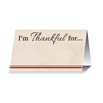 Beistle Thanksgiving Place Cards - 12ct.