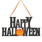 Creative Converting Happy Halloween Glitter Sign - 11" x 5.5"