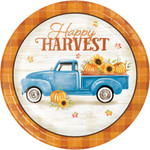 Creative Converting 9" Harvest Truck Plates - 8ct.