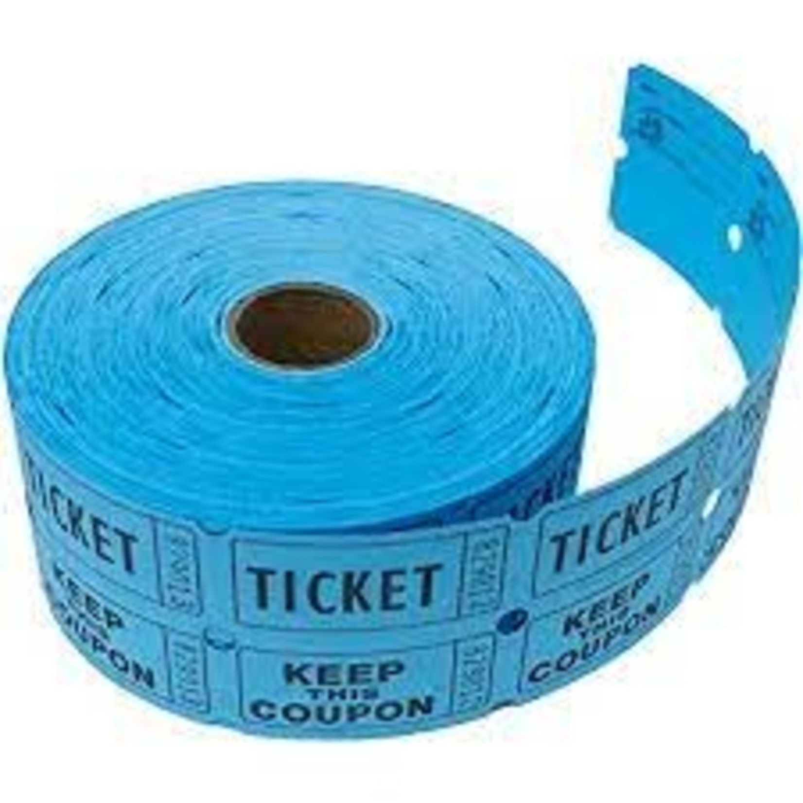 Indiana Ticket Company Small Double Roll Raffle Tickets - 1000ct.