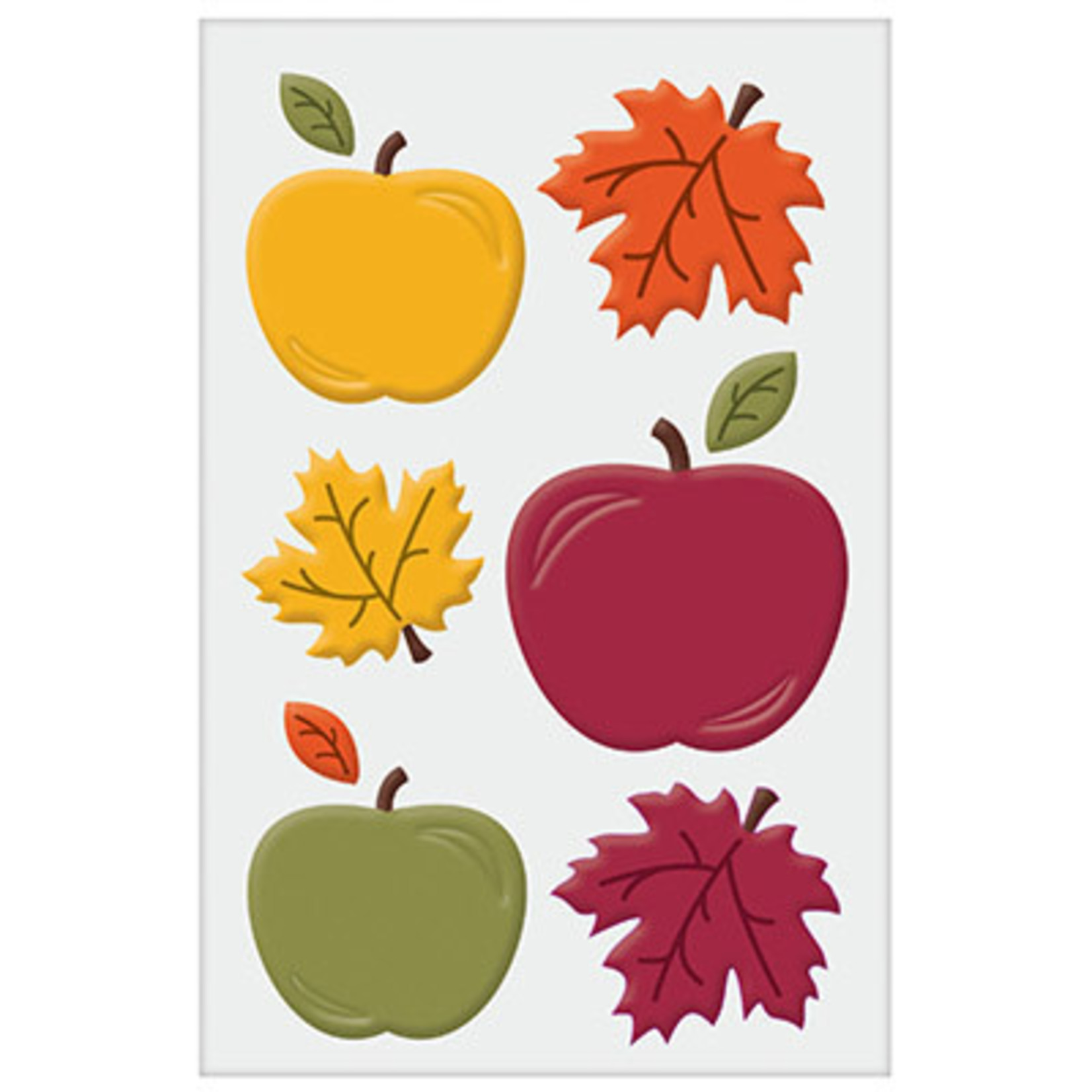 Amscan Fall Leaves & Apples Clings - 6ct.