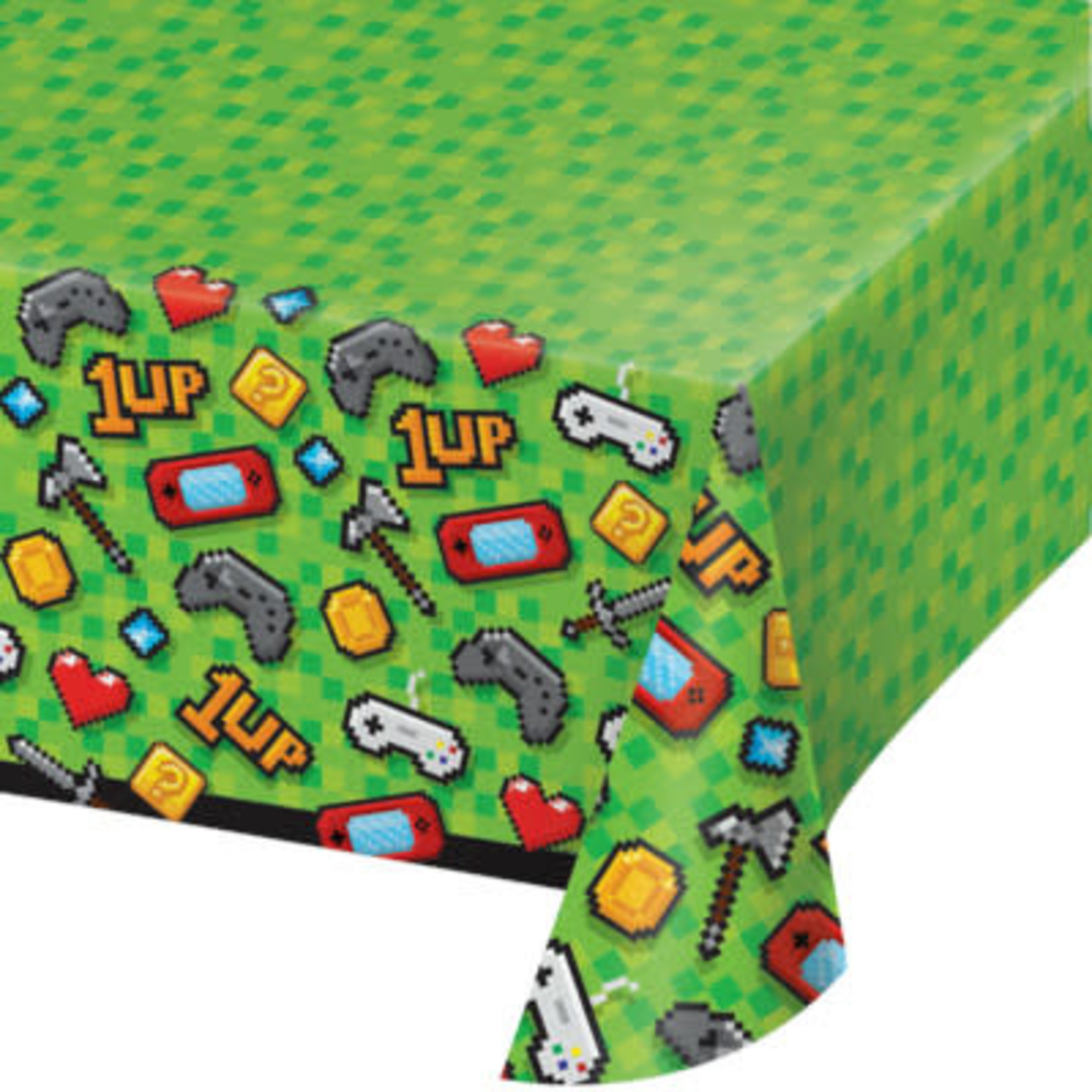 Creative Converting Gaming Party Tablecover - 1ct. (54" x 102")