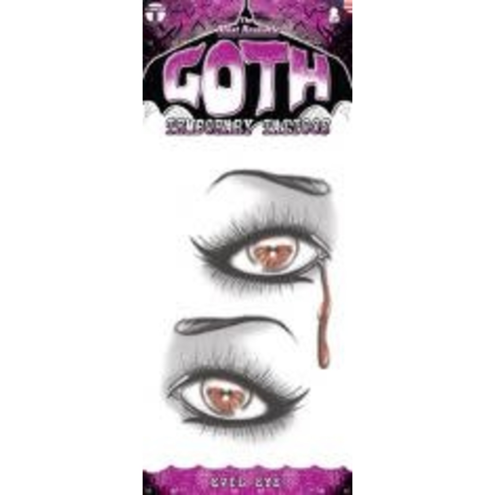 Tinsley Transfers Goth Evil Eye Tattoo