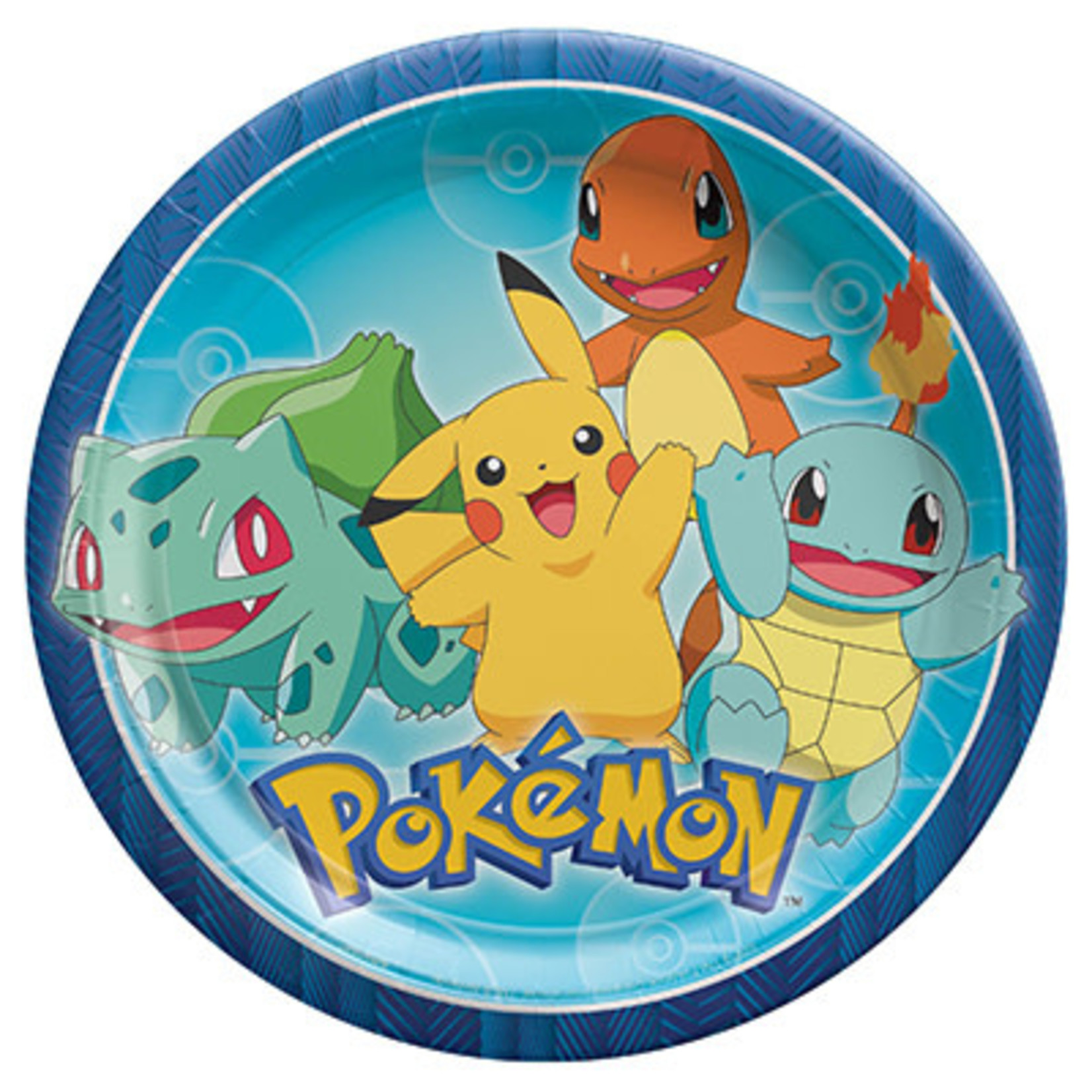 Amscan 9" Pokemon Plates - 8ct.