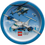 Amscan Lego City 7" Plates - 8ct.