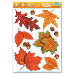 Beistle Fall Leaf Clings - 10ct.