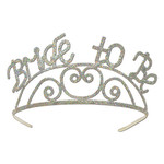 Beistle Glittered Metal Bride To Be Tiara