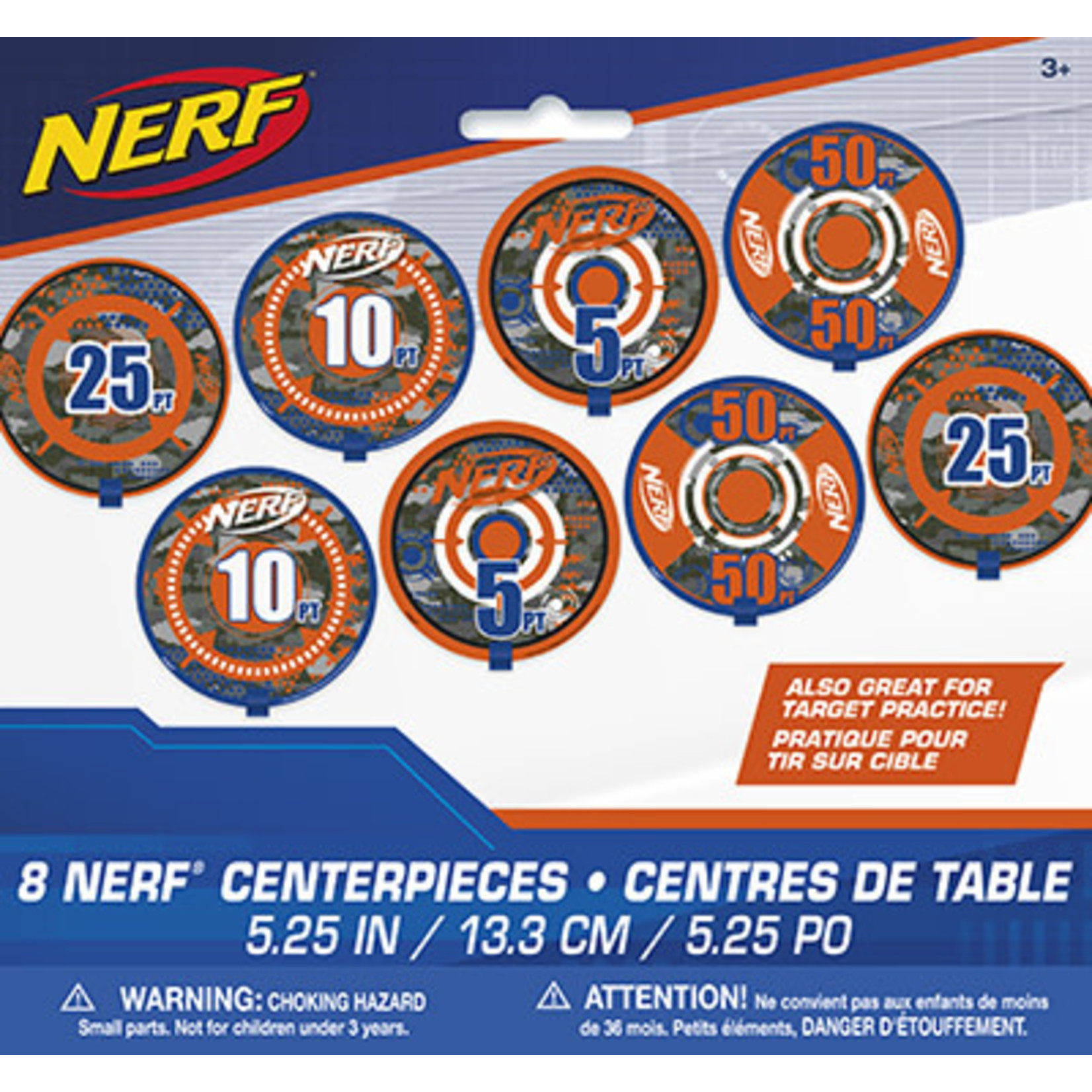 unique Nerf Target Centerpieces - 8ct.