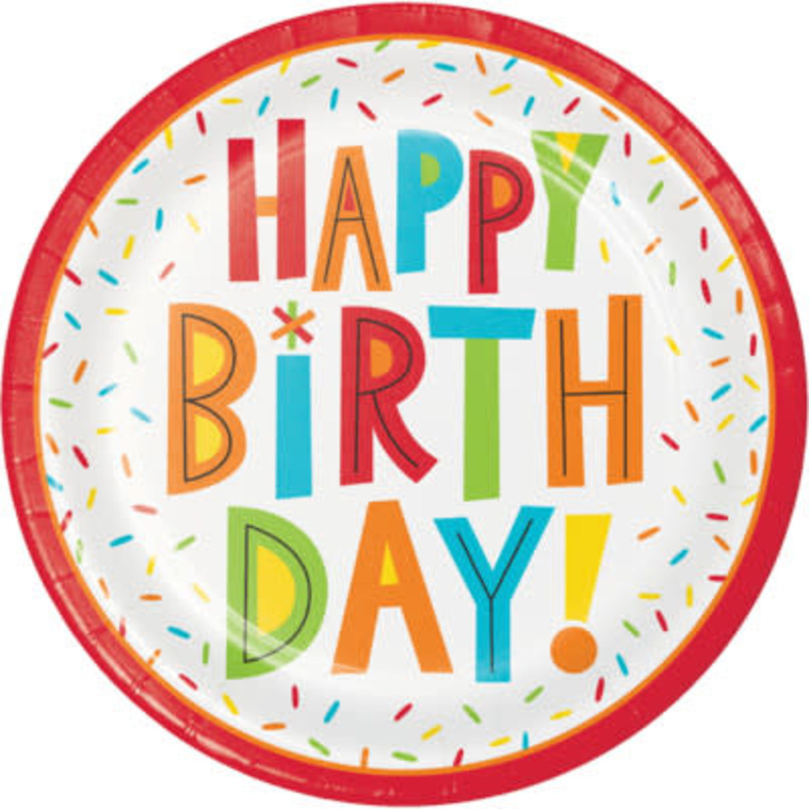 Creative Converting 9" Birthday Fun Plates - 8ct.