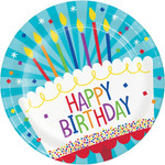 Creative Converting 9" Cake Birthday Plates  - 8ct.