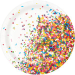 Creative Converting 7" Sprinkles Plates - 8ct.