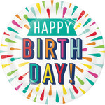 Creative Converting 7" Birthday Burst Plates - 8ct.