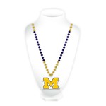 Rico Industries University Of Michigan Beads w/ Medallion - 1ct.