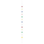 Amscan Balloon Fun Star String - 1ct.