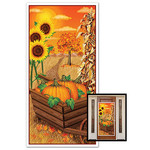 Beistle Fall Sunflower Door Cover - 30" x 5'