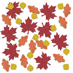 Beistle Deluxe Fall Leaf Sparkle Confetti