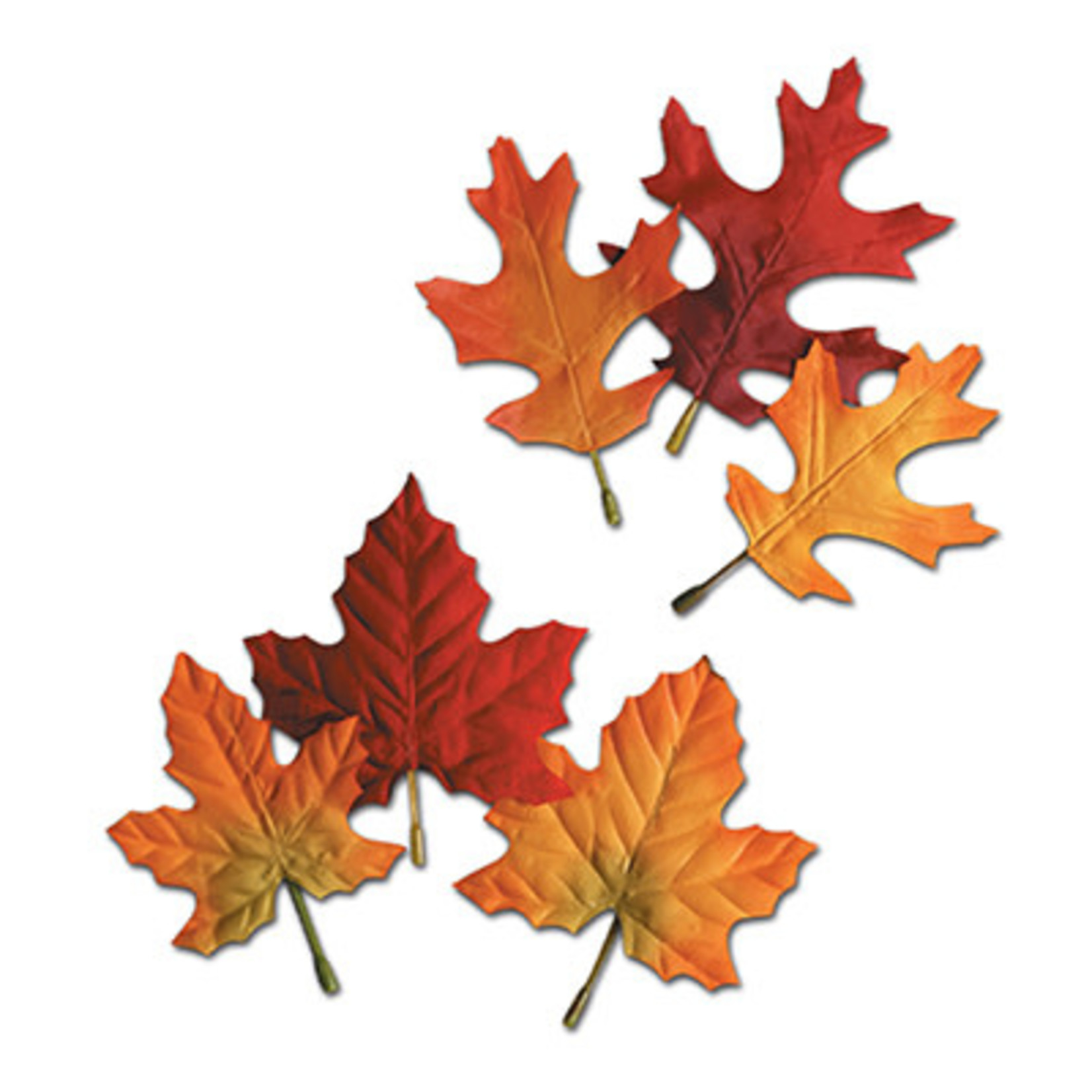 Beistle Autumn Fabric Leaves - 12ct.