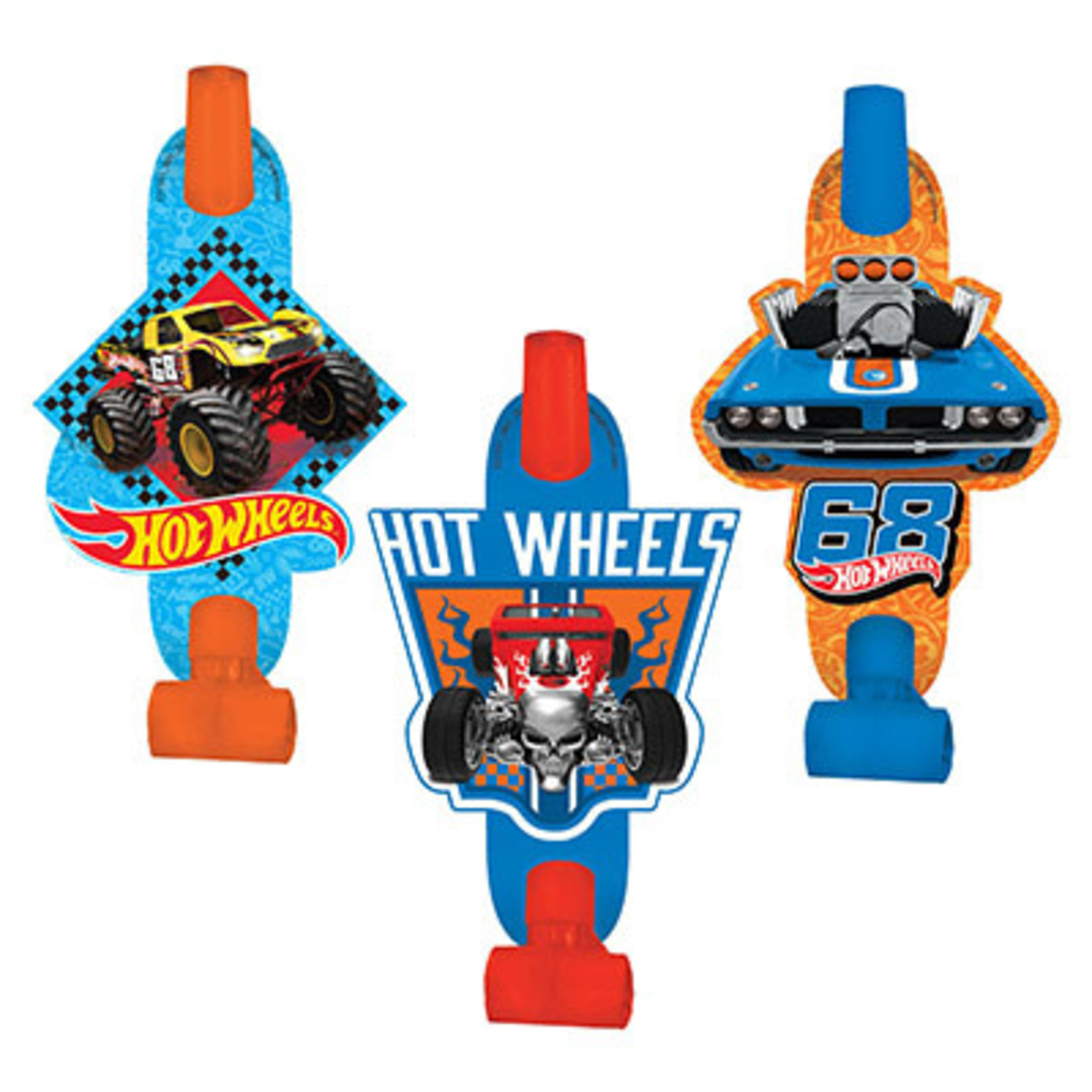 Amscan Hot Wheels Wild Racer Blowouts - 8ct.