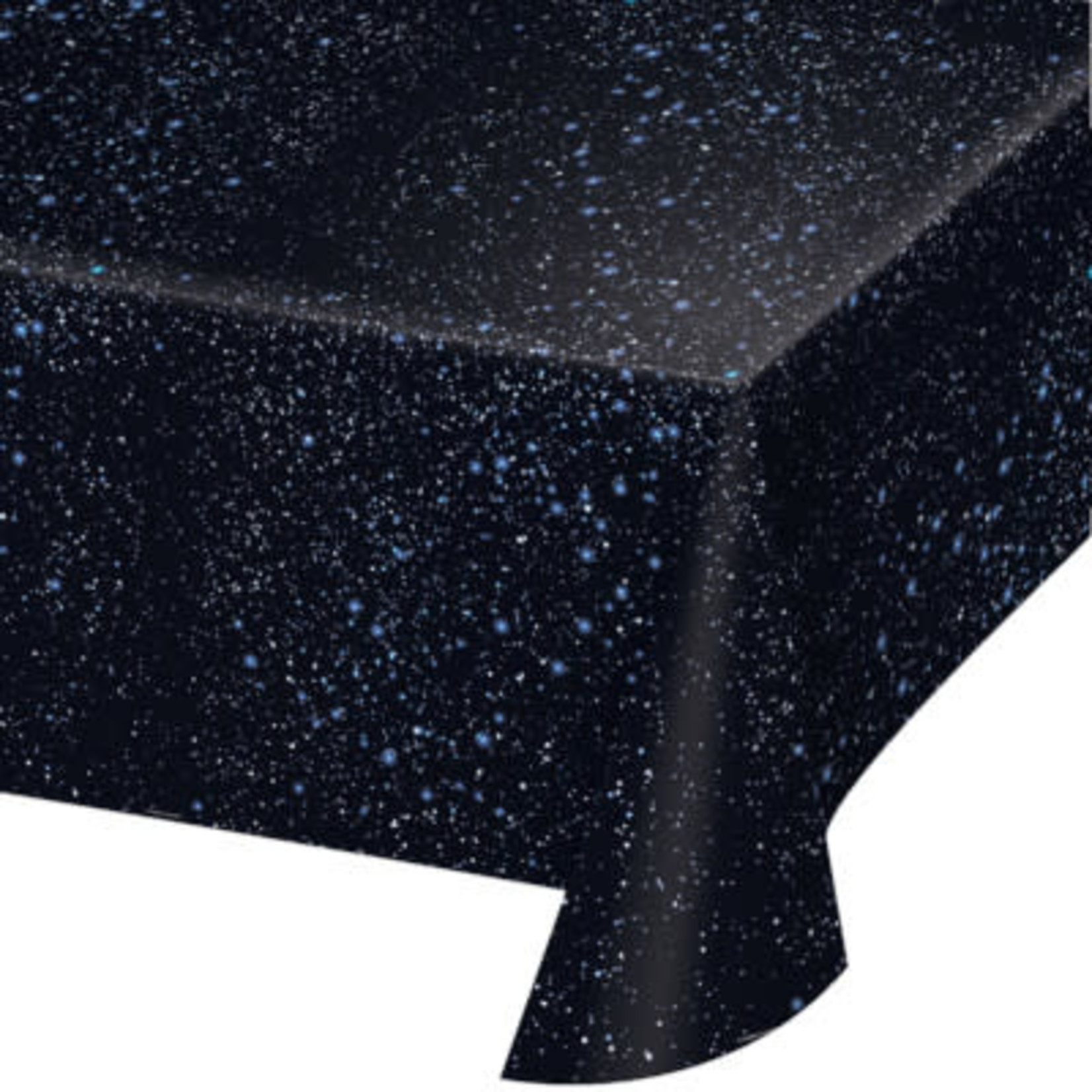 Creative Converting Space Blast Plastic Table Cover - 54" x 108"