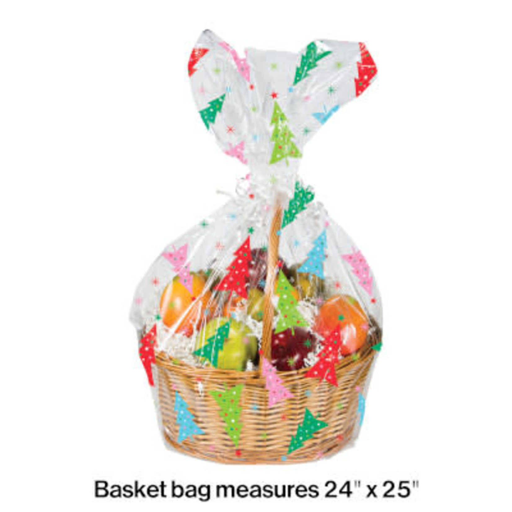 Creative Converting Colorful Trees 24" x 25" Cello Bag - 1ct.