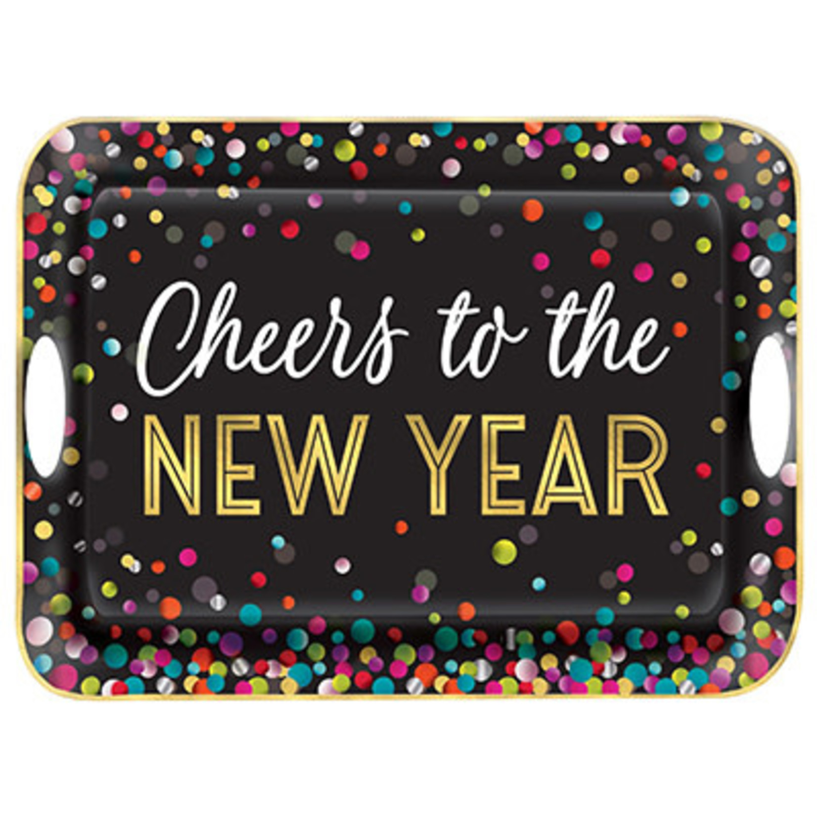 Amscan 19.5" Cheers To The New Year Serving Tray