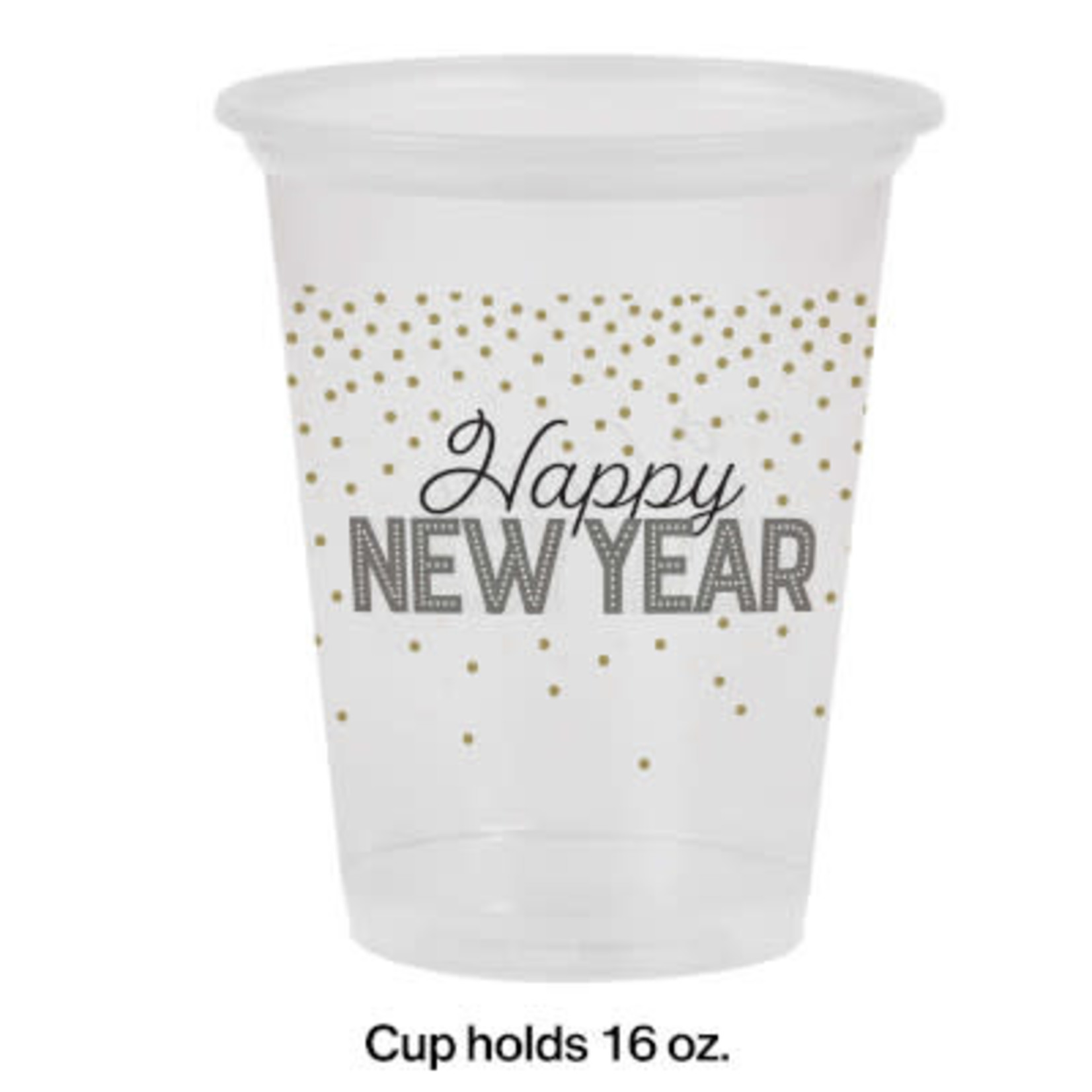 Creative Converting 16oz. Happy New Year Party Cups - 8ct.