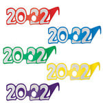 Beistle "2022" Foil Glasses - 1ct. Asst. Colors
