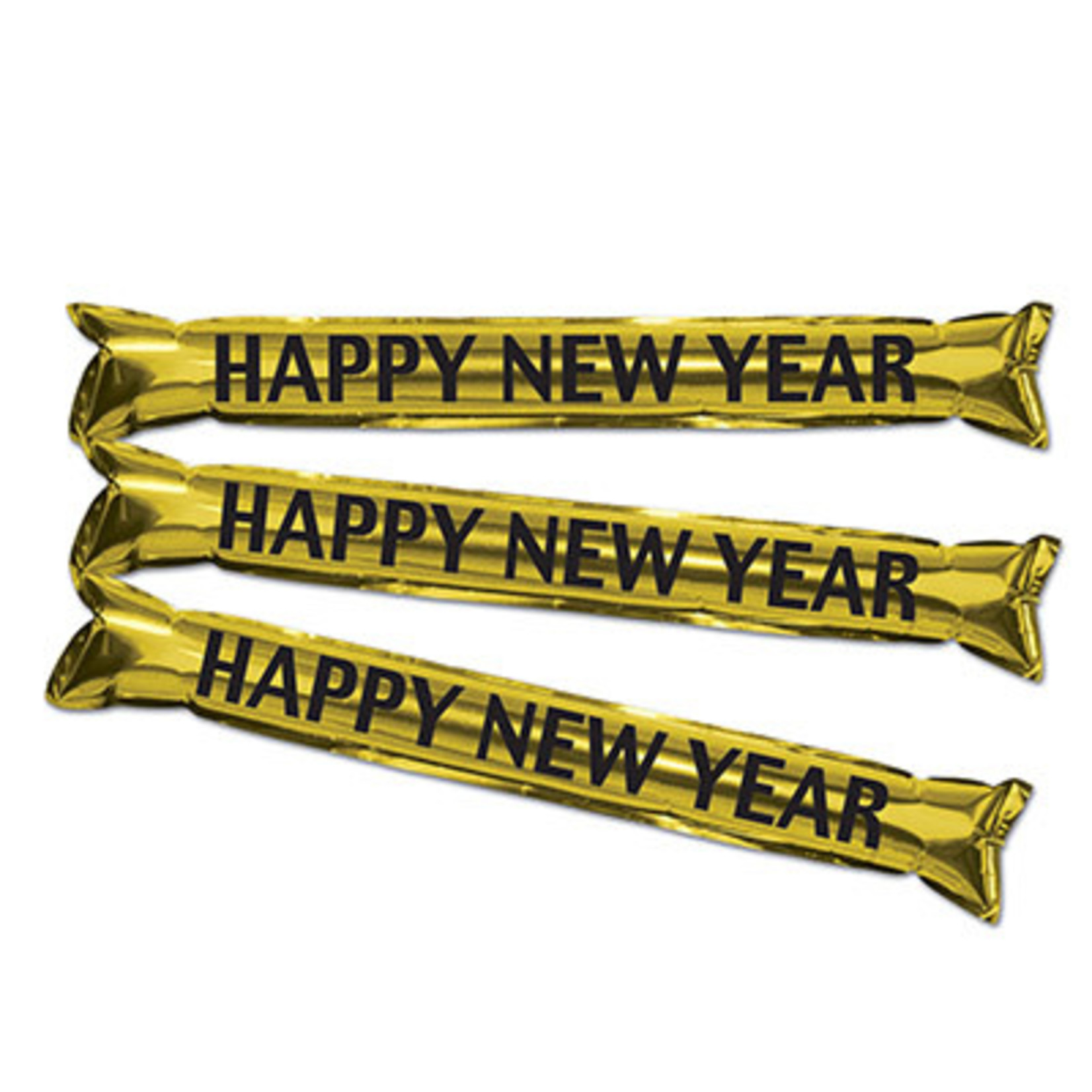 Beistle 22" Gold New Years Thunder Sticks - 2ct.